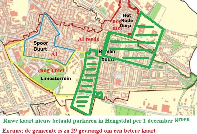 Informatie Betaald parkeren in Hengstdal en infoavond do 8 okt in Canisiuscollege