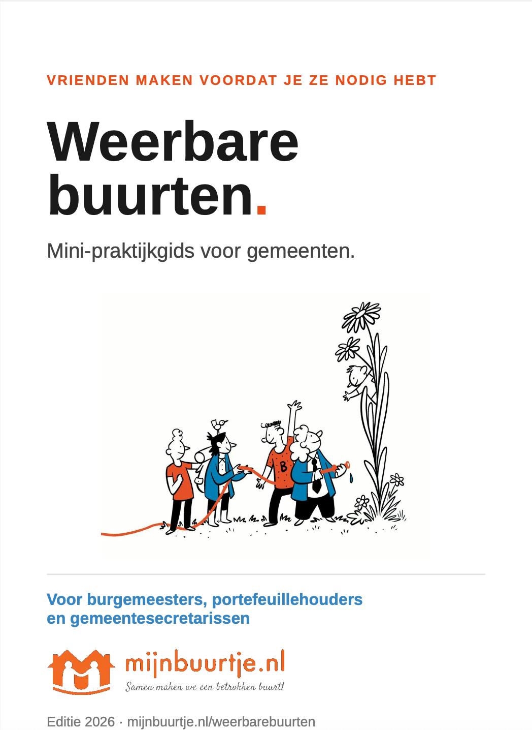 Nieuw op het VNG congres: de mini-praktijkgids Weerbare Buurten